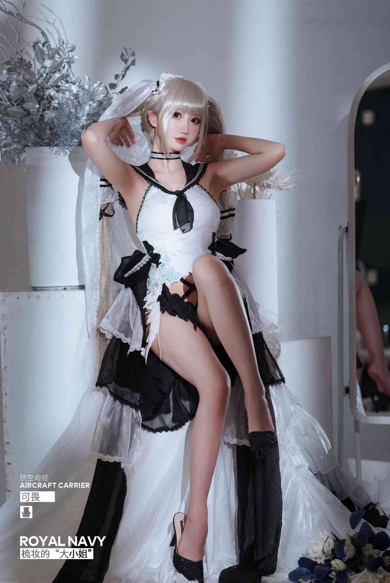 面饼仙儿可畏婚纱